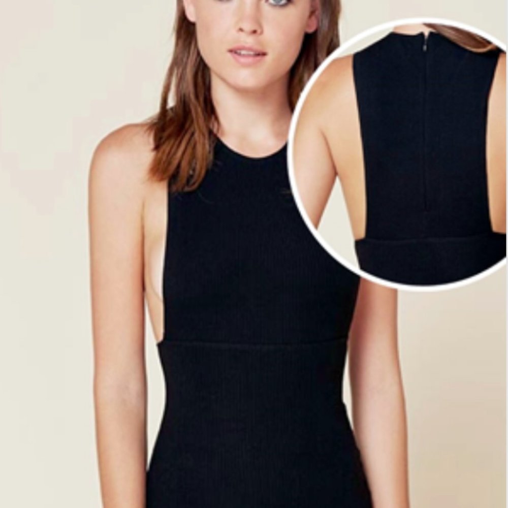 Reformation Mazy bodysuit - Black - Size M